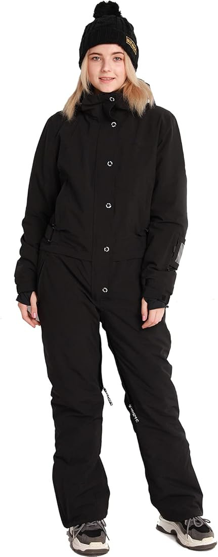 Bluemagic Womens Snowsuit One Pieces Ski Suits Jumpsuits Colorful Coveralls Snowboard Jackets | Amazon (US)