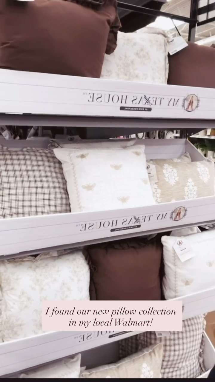 SO cool to see our new pillow collection in our local Walmart!!  

 #LTKSeasonal #LTKHome