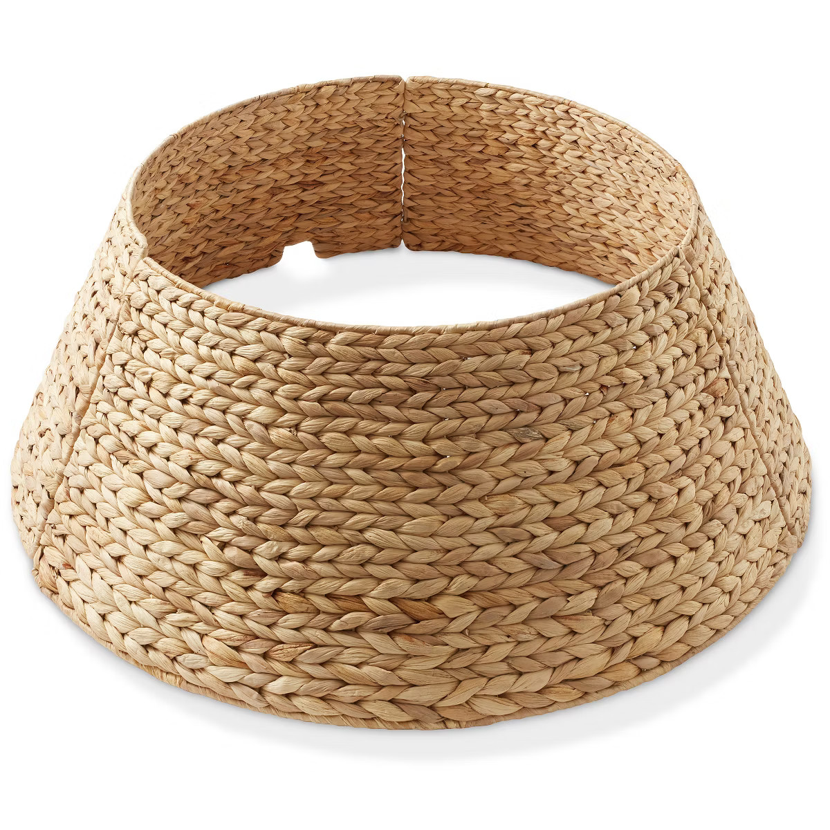 Casafield Water Hyacinth Christmas Tree Collar, Woven Tree Base Cover with Cord Cut Out | Target
