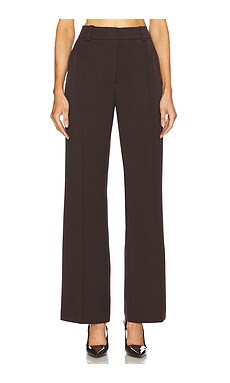 SAMSOE SAMSOE Salot Trousers in Chocolate Torte from Revolve.com | Revolve Clothing (Global)
