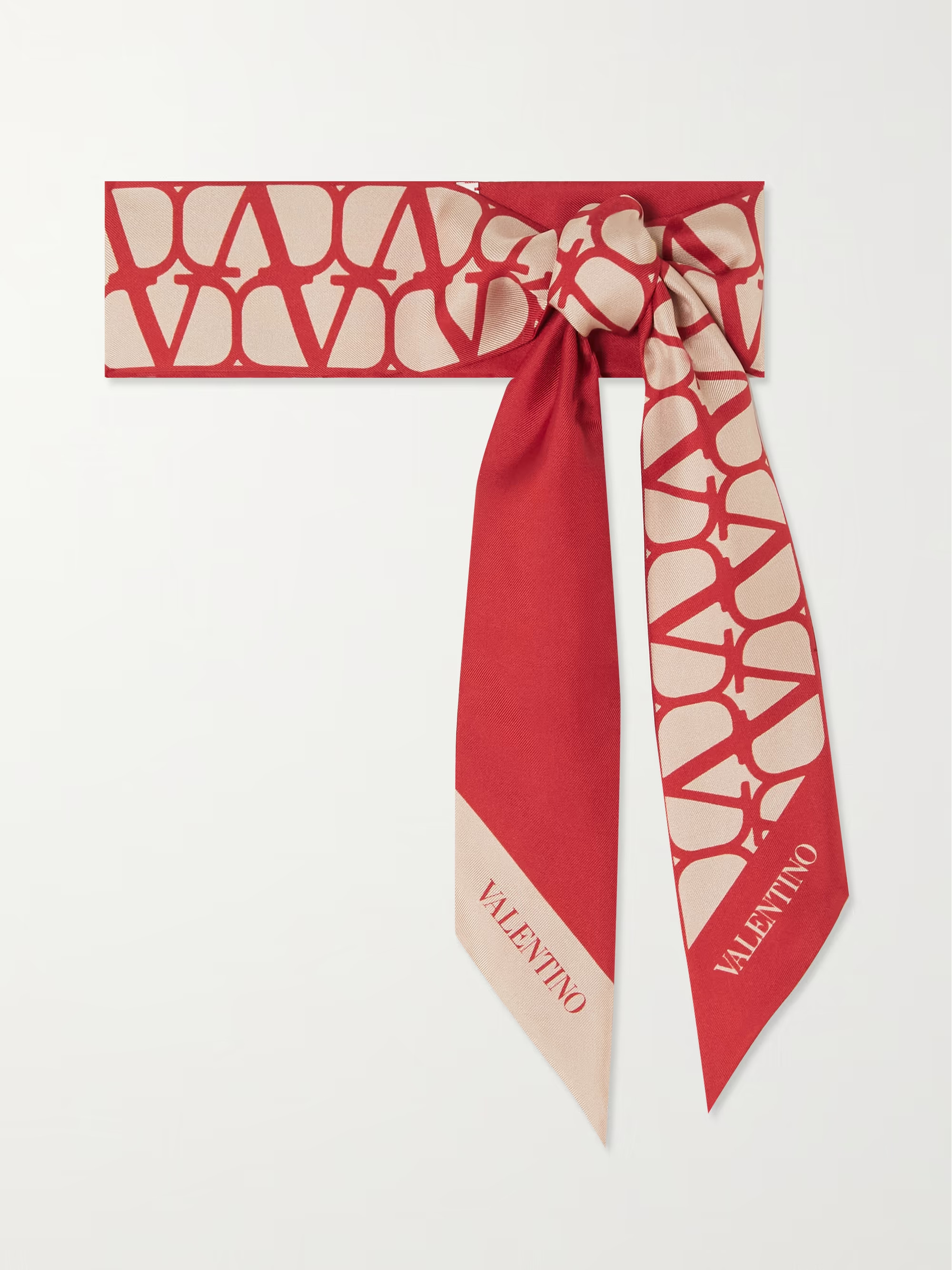 Printed silk-twill scarf | NET-A-PORTER (US)