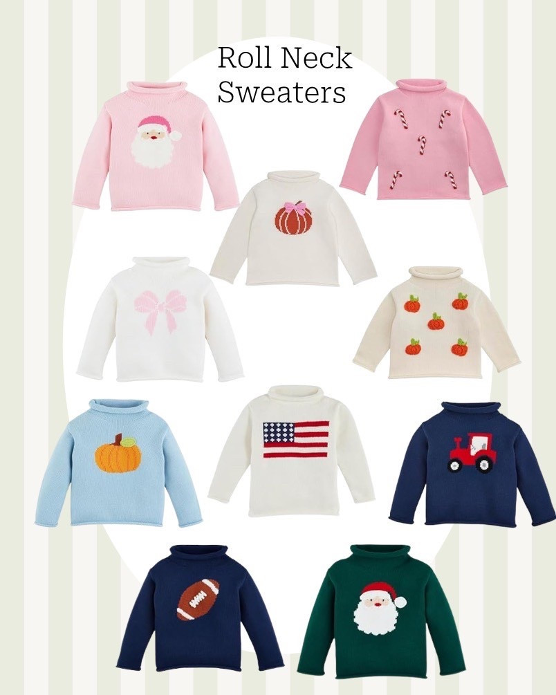 I LOVE a good roll neck sweater in fall and winter! We have a few of these already #toddler #kidsclothes #mudpie

#LTKSeasonal #LTKBaby #LTKKids
