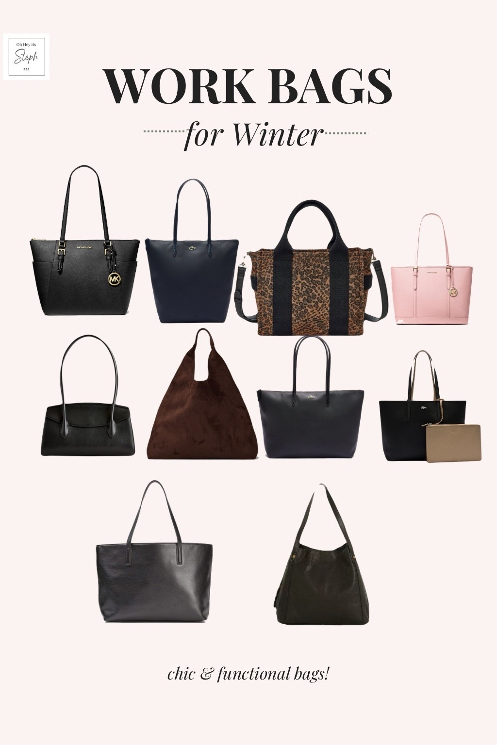 Work bags for winter. Chic and functional bags 

#LTKSeasonal #LTKWorkwear #LTKFindsUnder100