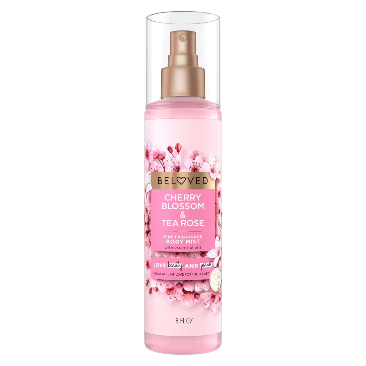 Beloved Cherry Blossom & Tea Rose Body Mist 8oz | Target