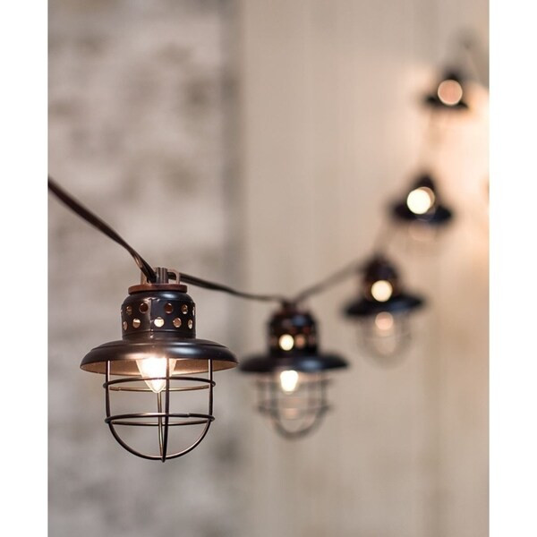 Black Lantern String Lights | Bed Bath & Beyond
