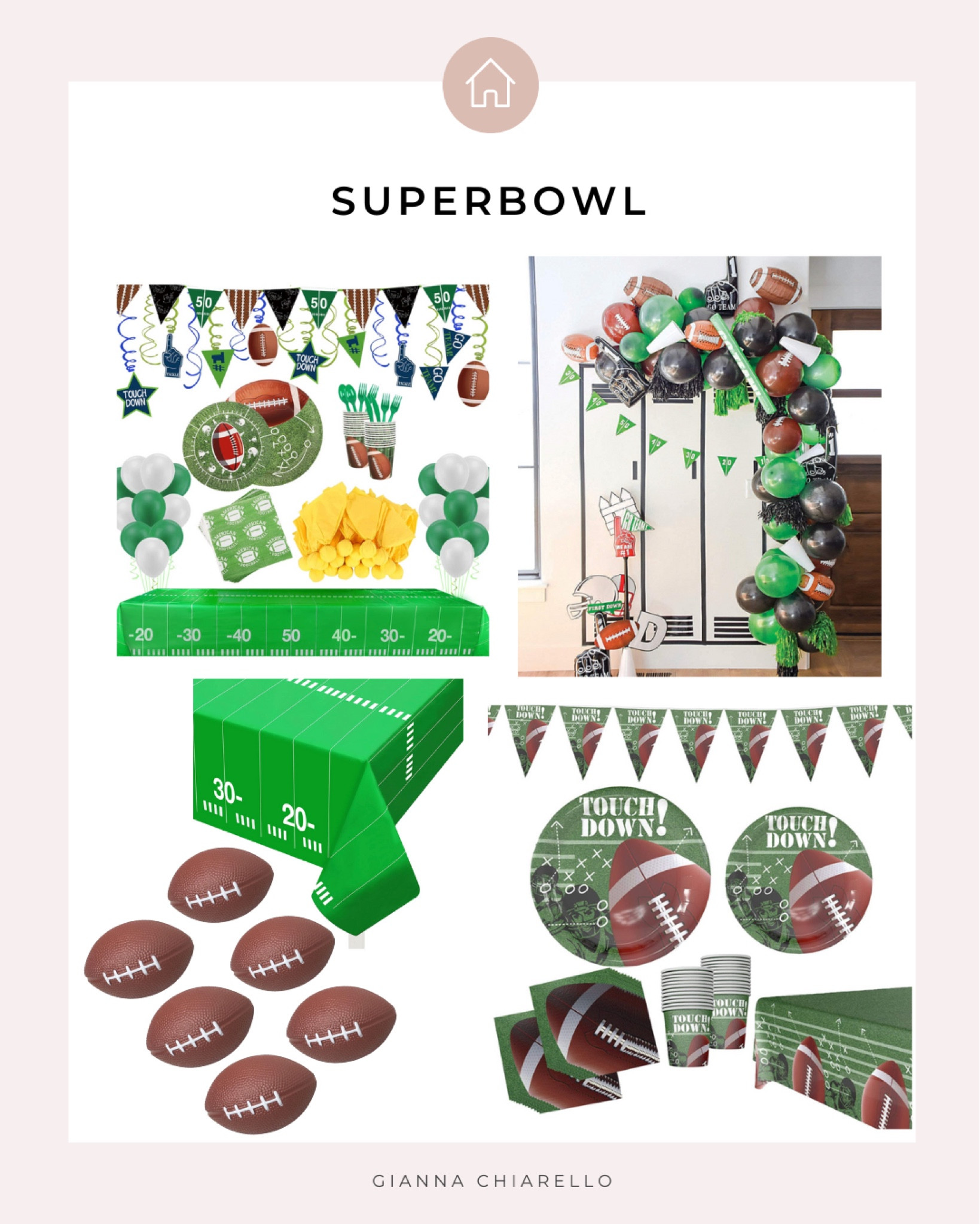 Lazy girl Super Bowl Sunday 🏈 

#LTKhome #LTKSeasonal #LTKunder50