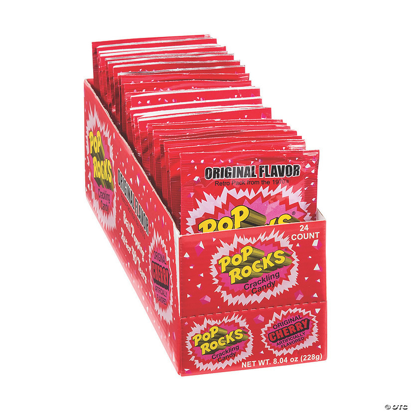Pop Rocks® Cherry Hard Candy - 24 Pc. | Oriental Trading Company
