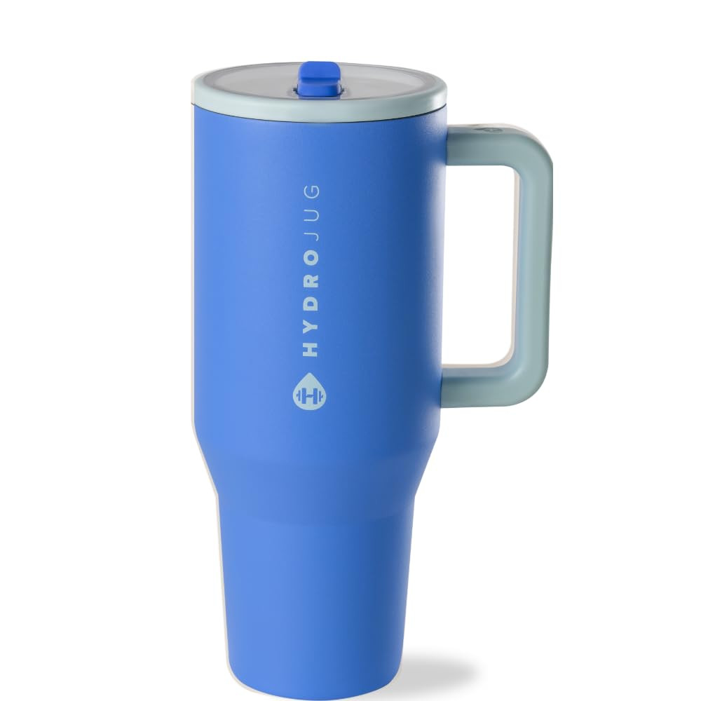HydroJug Traveler - 32 oz Water Bottle with Handle & Flip Straw - Fits in Cup Holder, Leak Resist... | Amazon (US)