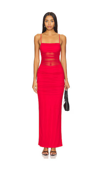 superdown Celeste Maxi Dress in Red. - size XL | Revolve Clothing (Global)