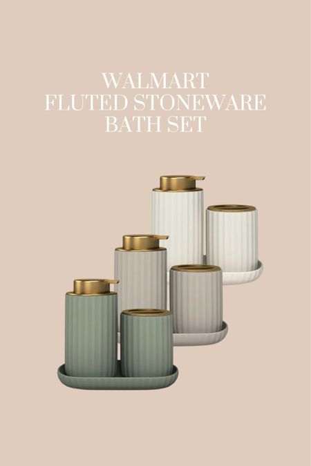 New fluted stoneware Beth sets from the Beautiful line at Walmart. @walmart 

#LTKhome #LTKfindsunder50