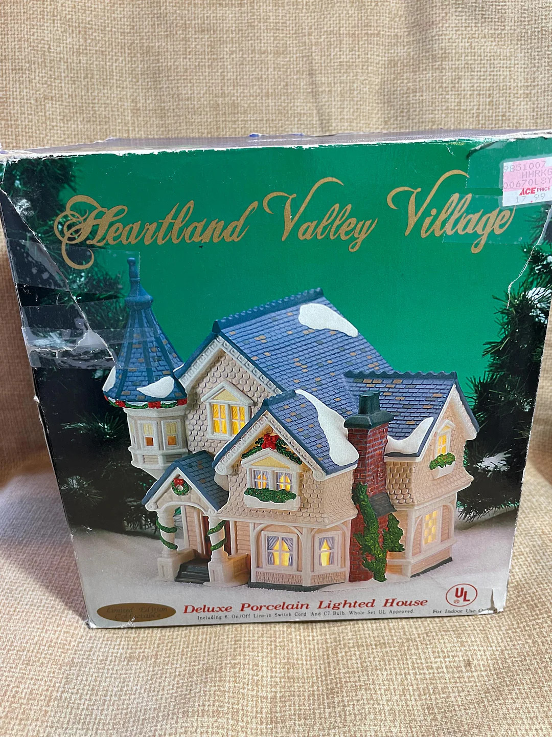 Vintage Heartland Valley Village Lighted House/christmas Village/large House/lighted Village Buil... | Etsy (US)