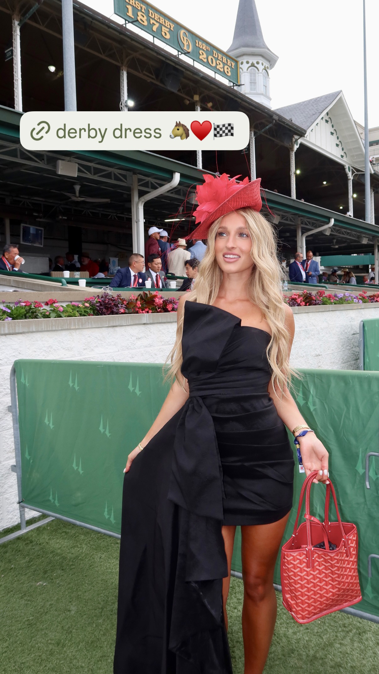 kentucky derby dress, hat and accessories❤️   

 #LTKdayinmylife #LTKgrwm #LTKootd