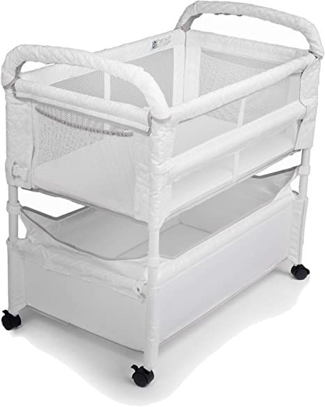 Arm’s Reach Clear-Vue Co-Sleeper Bedside Bassinet Featuring Clear Mesh Panels with Fold-Down Si... | Amazon (US)