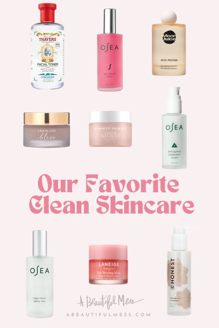 Our favorite clean skincare products! 

#LTKbeauty #LTKunder50