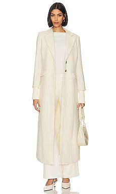 Favorite Daughter City Coat in White Boucle from Revolve.com | Revolve Clothing (Global)