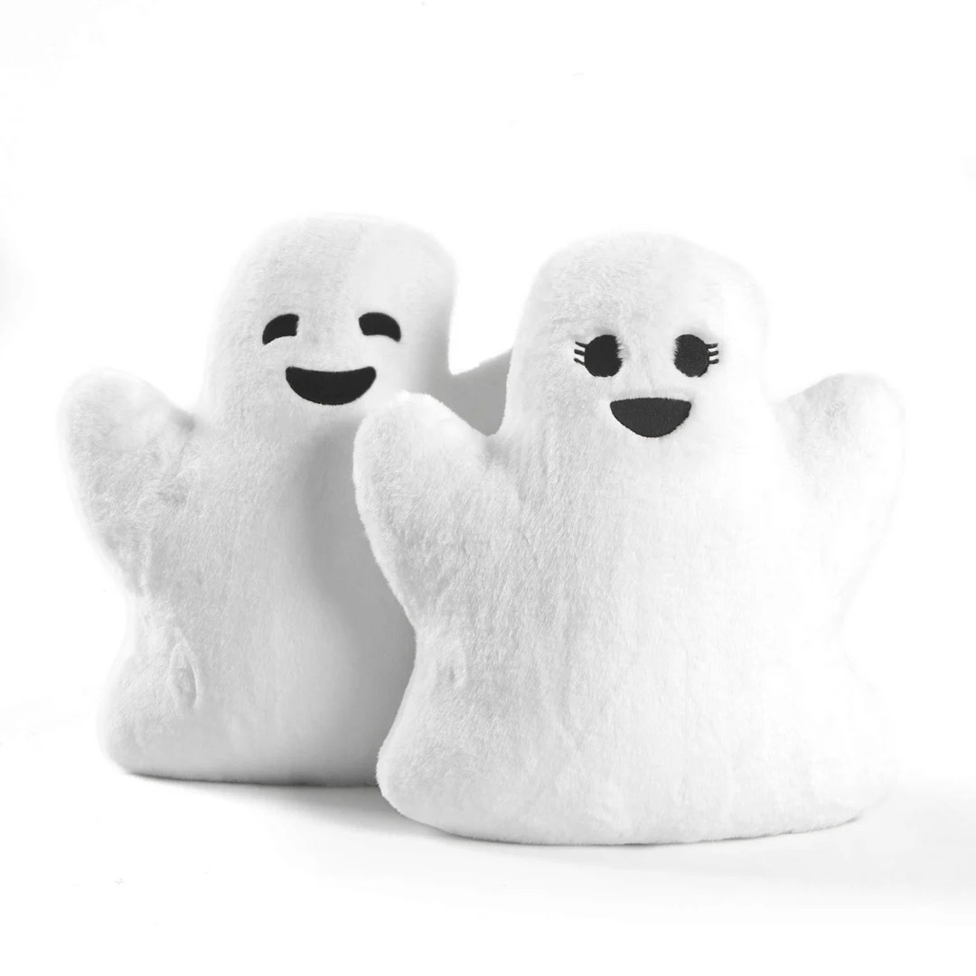 Ghost Pillow Ghost Sherpa Pillow Halloween Pillow Fall - Etsy | Etsy (US)
