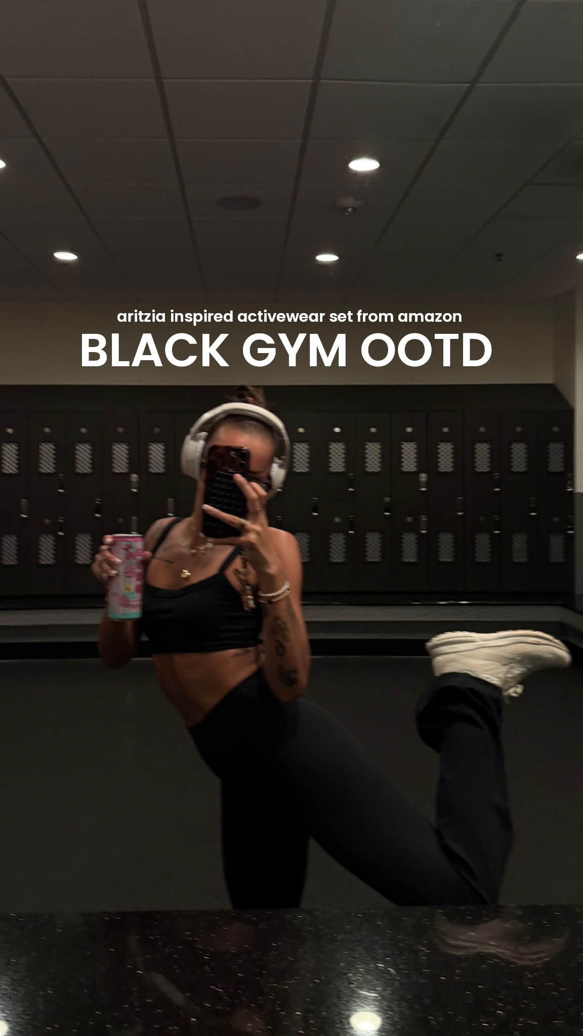 aritzia inspired activewear set from Amazon! 🐰🤍🎧 this workout set is sooo comfy (genuinely buttery soft) and flattering! The top straps are adjustable and the bottoms don’t have a front seam ⭐️✨ got a size Small, fits TTS! 

#LTKmorningroutine #LTKfitnessgoals #LTKootd