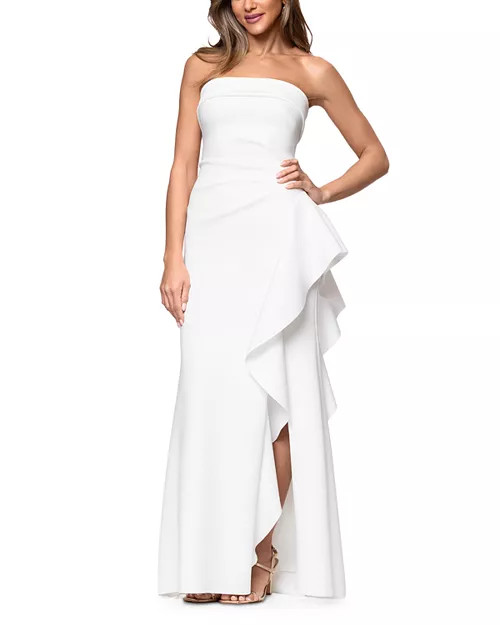 Scuba Strapless Gown - Exclusive | Bloomingdale's (US)