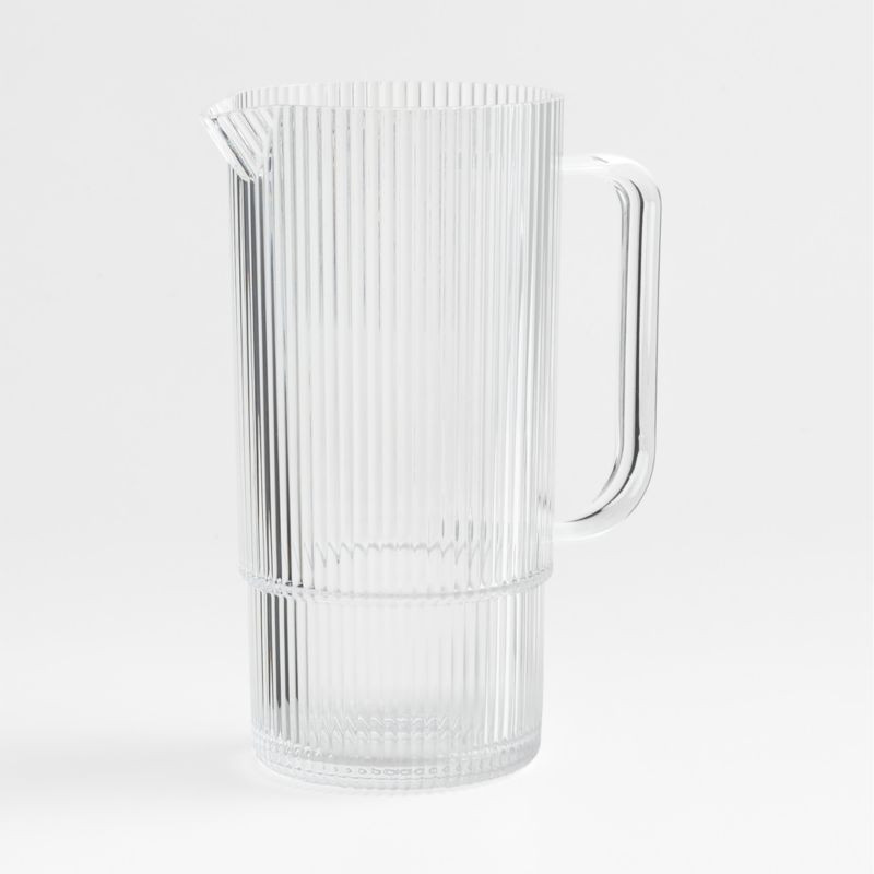 Atwell 67-Oz. Acrylic Pitcher | Crate & Barrel | Crate & Barrel
