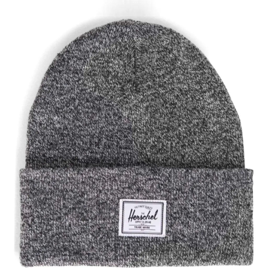 Herschel Supply Co. Elmer Knit Beanie in Heather Black at Nordstrom | Nordstrom