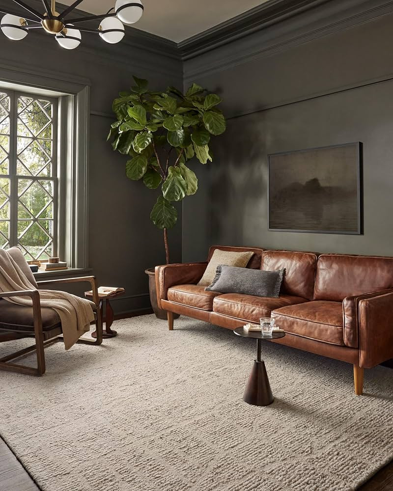 Loloi Magnolia Home by Joanna Gaines Jones Collection JON-01 Oatmeal 8'-6" x 11'-6" Area Rug | Amazon (US)