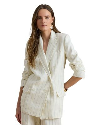 Ralph Lauren Striped Linen Twill Blazer | Bloomingdale's Women | Bloomingdale's (US)