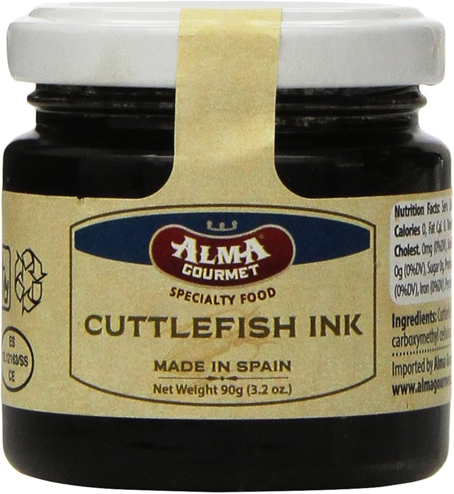 Alma Gourmet Cuttlefish Squid Ink | 3.2oz (90g) Jar | Amazon (US)