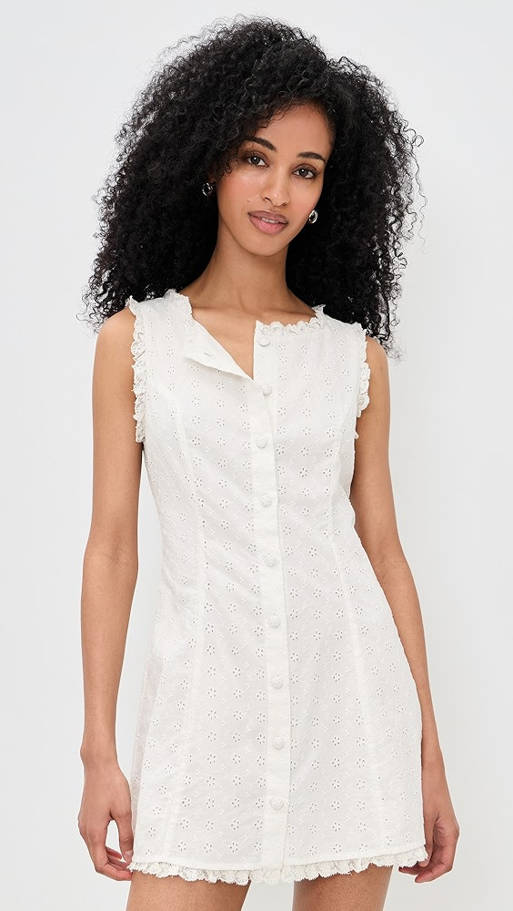 For Love & Lemons Susie Eyelet Mini Dress | Shopbop | Shopbop