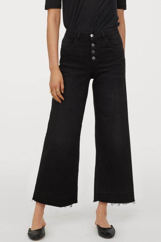 Wide Leg Cropped Jeans | H&M (US + CA)