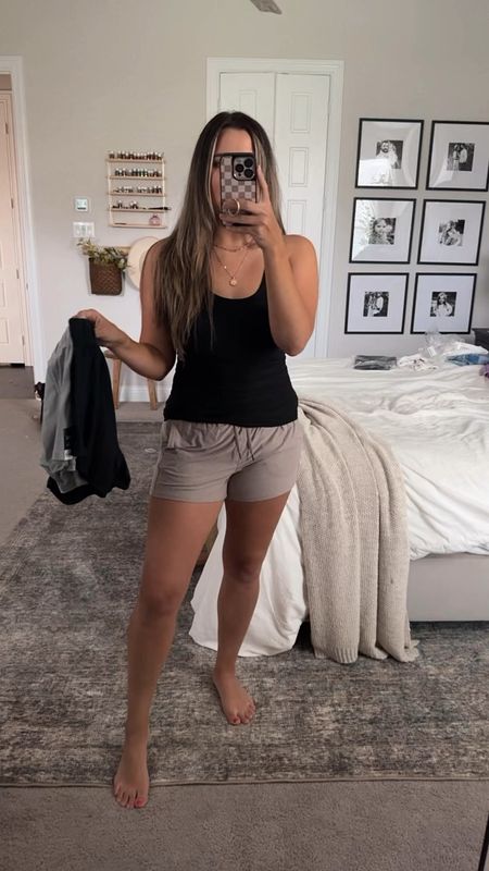 $7 lounge shorts (that are actually active shorts). They’re so buttery soft and a $4 tank that’s greatttt to wear alone or layer in the fall. All from WALMART!! 

#LTKFindsUnder50 #LTKxWalmart #LTKStyleTip