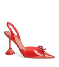 Amina Muaddi Plexi Bow Rosie Slingback Pumps 95 | Harrods AL | Harrods
