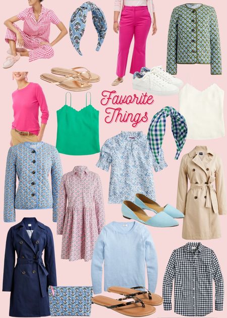 The perfect pieces for a night out to a day at work. #blockprints #camasol #dresses #trenchcoat #sweater #flats #sandals #sneakers #shoes #pajamas #pinkpants #pink #blue #blueshoes #whitesnekers #plaidshirt #womansshirts #headbands #knottedheadbands #jcrew #jcrewfactory 

#LTKstyletip #LTKFind #LTKshoecrush