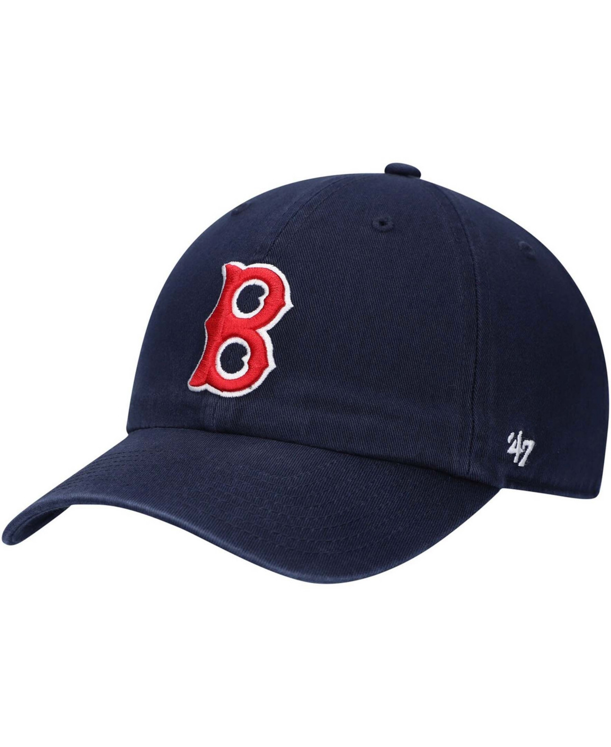 Men's Navy Boston Red Sox 1946 Logo Cooperstown Collection Clean Up Adjustable Hat | Macys (US)