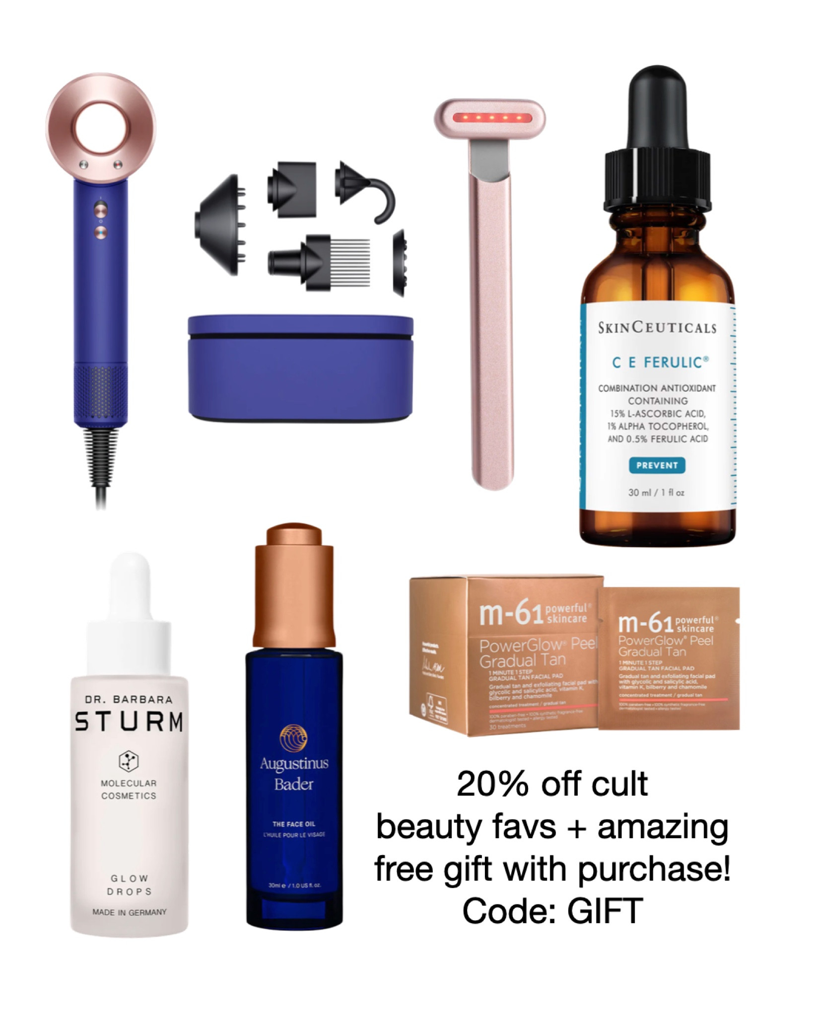 UPDATED: 20% off all of these amazing beauty items with code WRAP  * no gift w purchase 

#LTKGiftGuide #LTKbeauty
