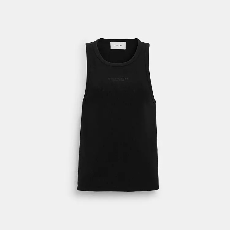 New York Ribbed Tank Top | Coach (US)