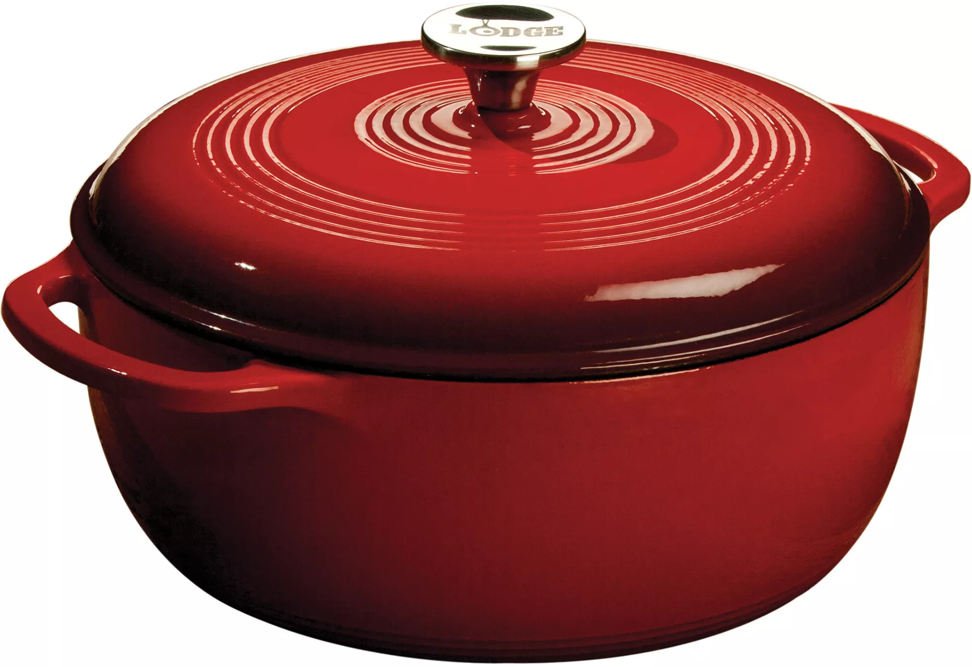 Lodge Red Enamel 6 Quart Dutch Oven | DICK'S Sporting Goods