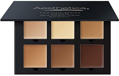 Aesthetica Cosmetics Cream Contour and Highlighting Makeup Kit - Contouring Foundation / Conceale... | Amazon (US)