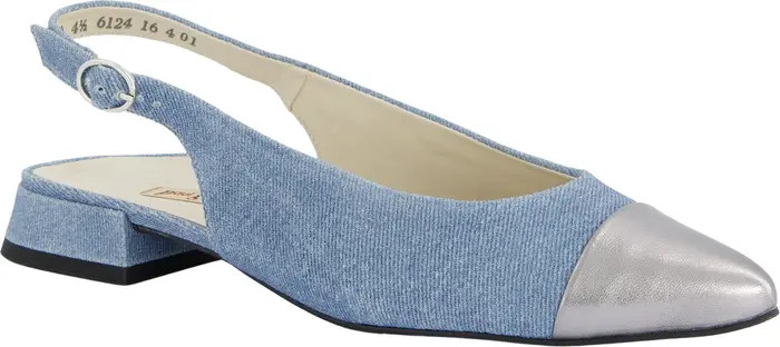 Ynez Pointed Toe Slingback Flat (Women) | Nordstrom