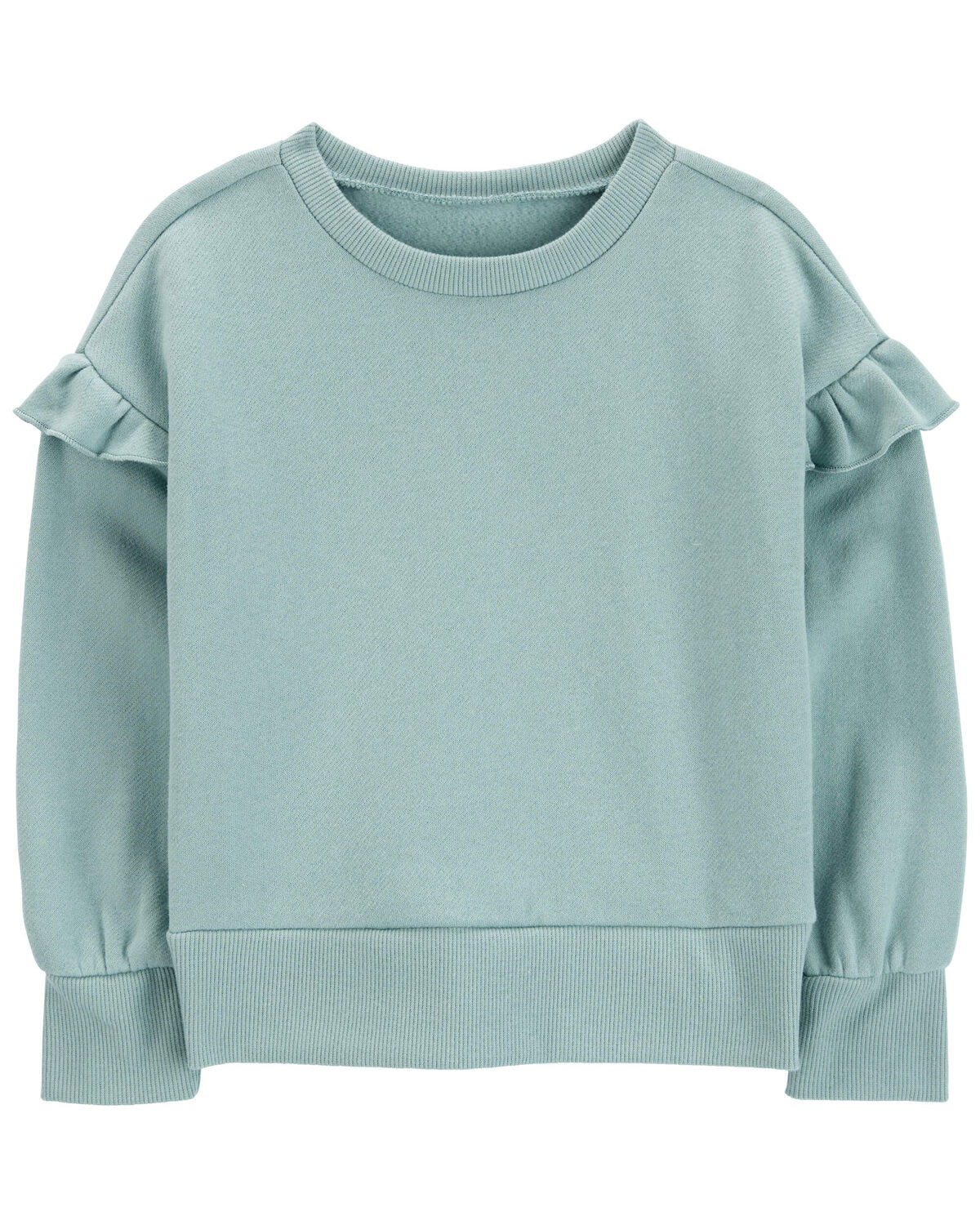 Toddler Flutter Sleeves Fleece Crew Neck Sweatshirt - Carter's | Carter's | Carter's Inc