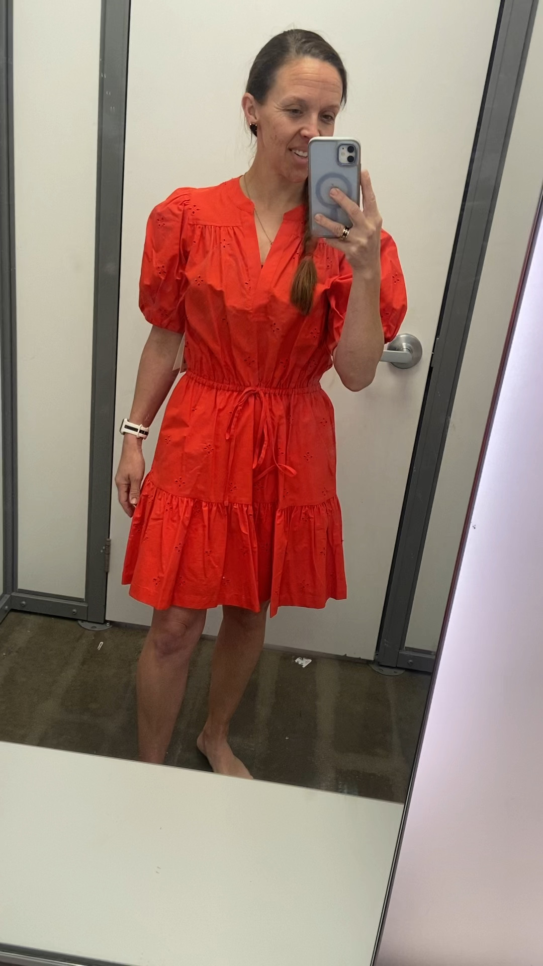 Watch Now - summer dress  
eyelet dress, wearing a red-melon color, also comes in white ; so cute in person! 


#whitedress #springdress #eyelet #eyeletdress #walmart #walmart #bridalshower #LTKWatchNow #springfashion #summerdress #memorialday #summeroutfit 
#LTKU #LTKOver40 

#LTKSeasonal #LTKStyleTip #LTKFindsUnder50