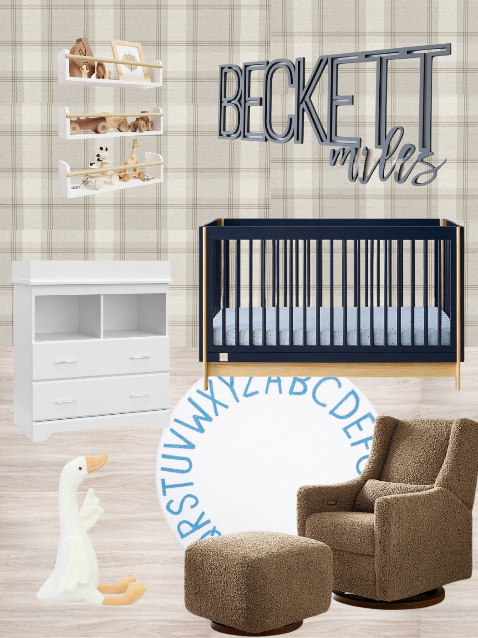 Boys nursery mood board 
Baby boys room, blue and white nursery, neutral nursery room, boys room decor, nursery design ideas, home mood boards, interior design, crib, nursery rug, nursery glider, nursery rocker, wallpaper, nursery wallpaper, Pottery Barn kids, amazon nursery, amazon home, airplane nursery, dupe, looks for less 

#LTKBaby #LTKHome #LTKKids