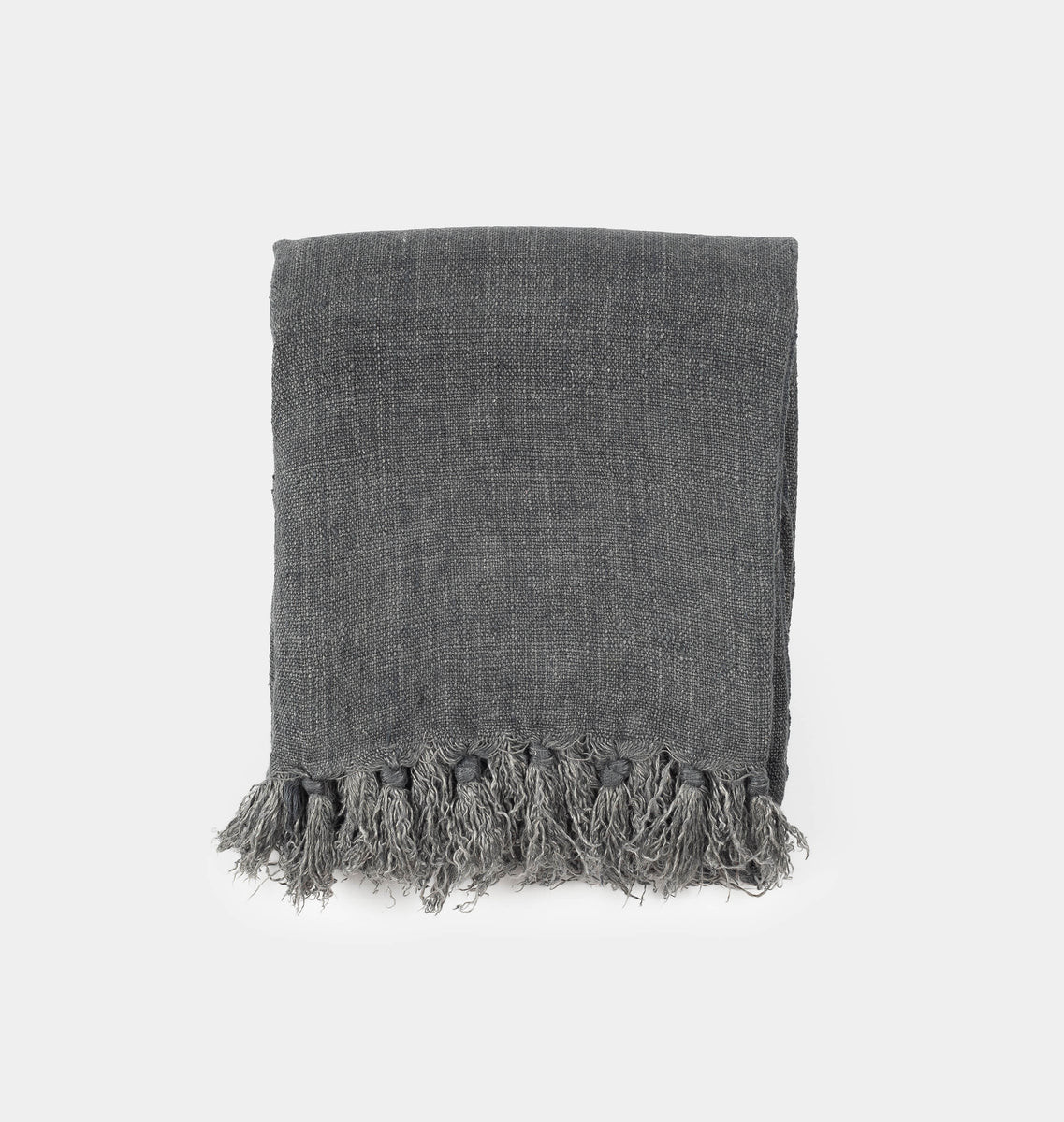 Montauk Throw Charcoal | Amber Interiors