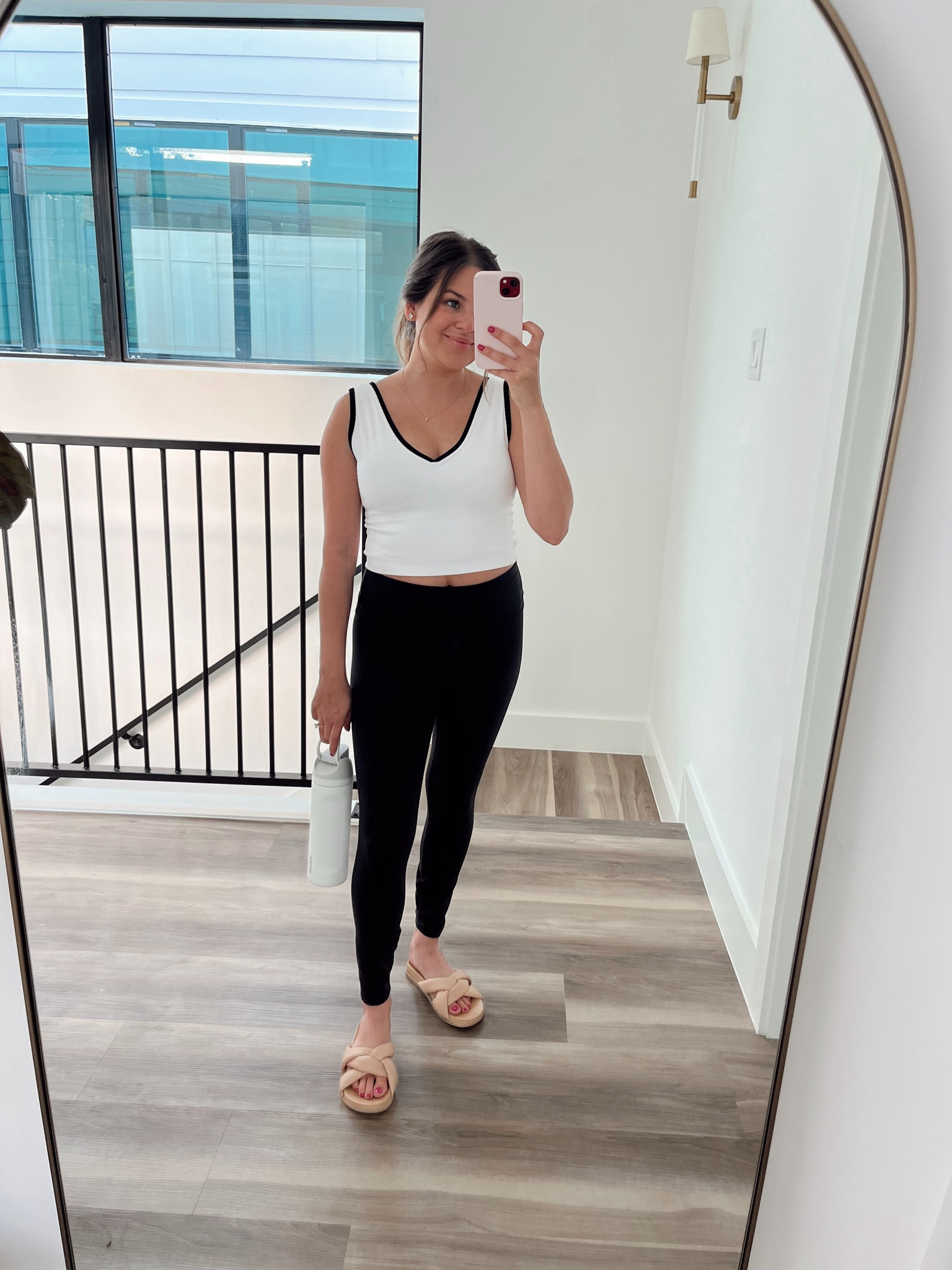 Saturday Pilates. Wearing a size small pants and medium top! 

Fitness. Athleisure. Cropped tank. Seamless tank. Workout. Workout set. Fabletics. 




#LTKfindsunder50 #LTKfitness