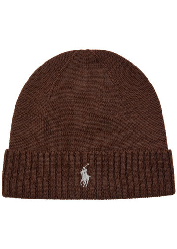 Logo-embroidered wool beanie | Harvey Nichols