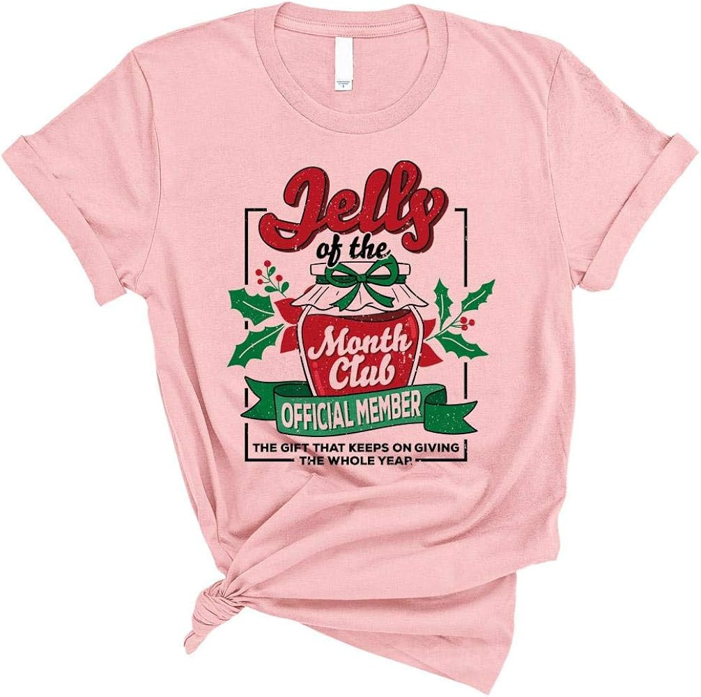 TeesAndTankYou Jelly of The Month Club Christmas Shirt Unisex | Amazon (US)