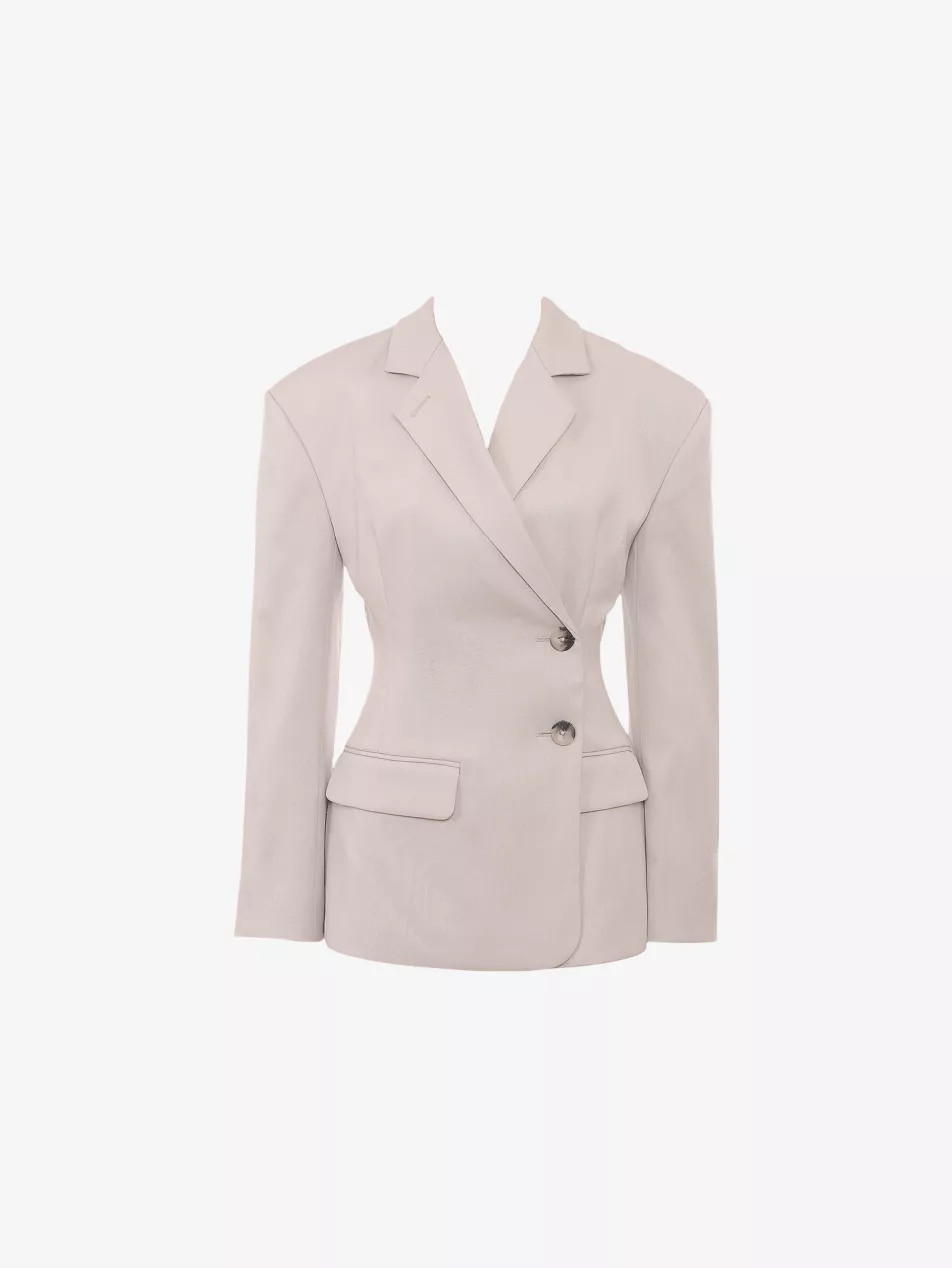 Hudson Hourglass Stretch-Woven Blazer | Selfridges