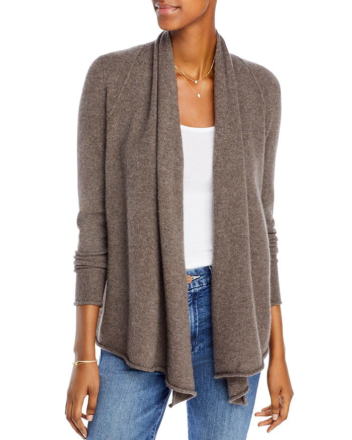 Draped Open-Front Cashmere Cardigan - 100% Exclusive | Bloomingdale's (US)