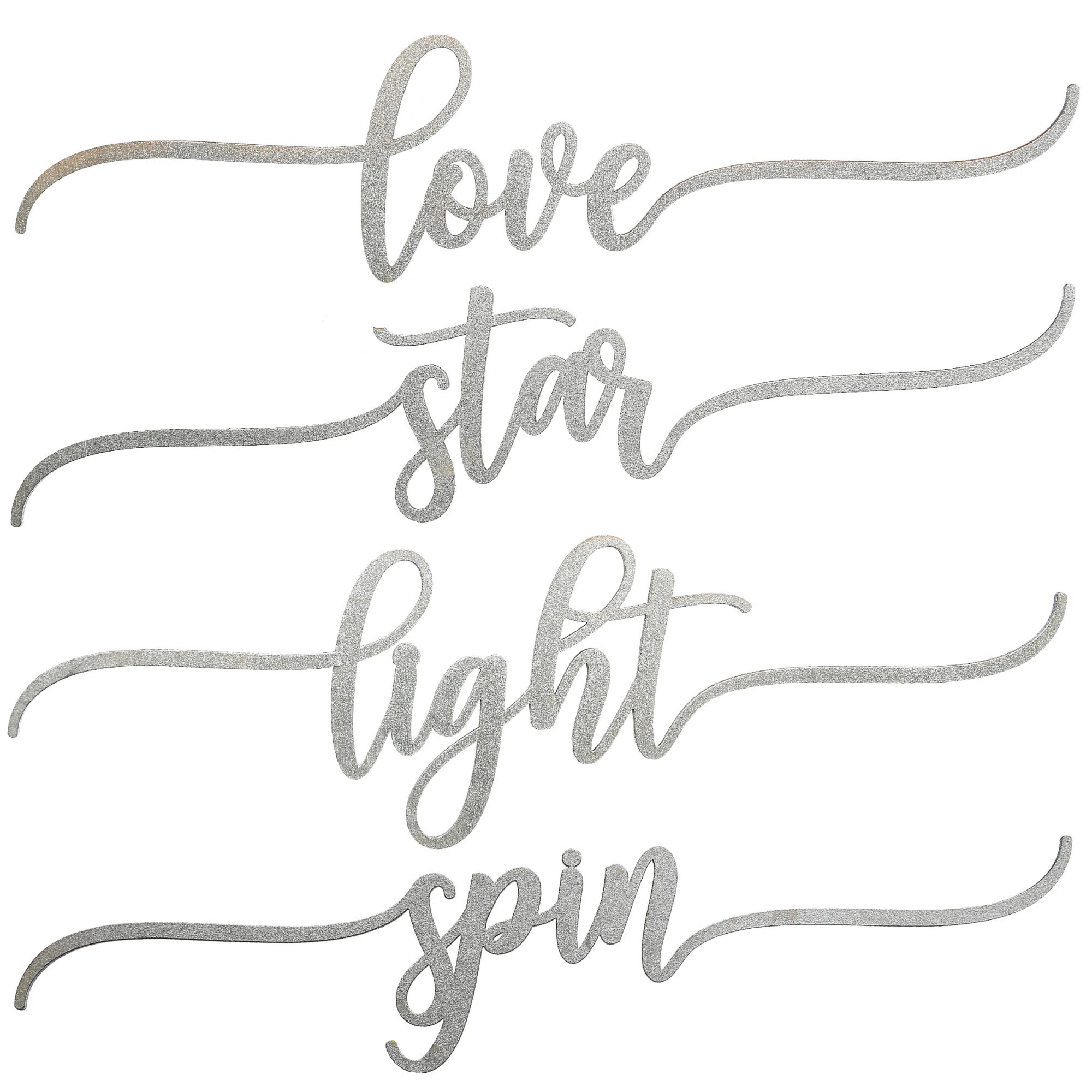 The Holiday Aisle® 4-Piece Hannukah Place Setting Message Decor | Wayfair | Wayfair North America