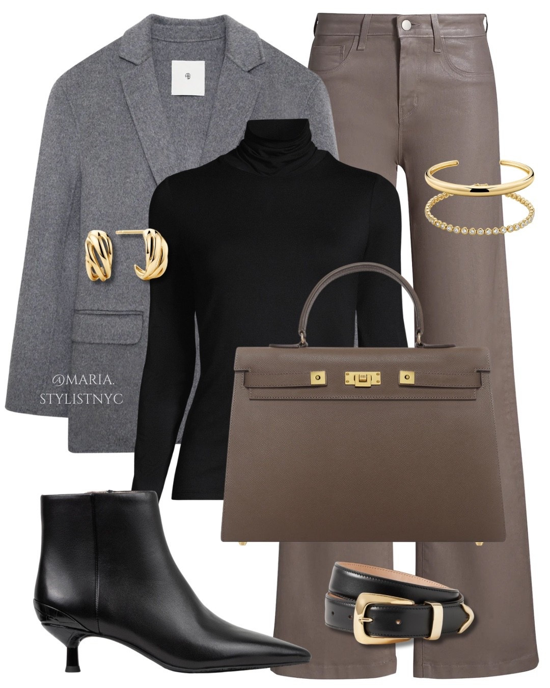 Gray blazer, taupe jeans, black turtleneck & booties work outfit 🤎✨

#LTKSaleAlert #LTKWorkwear #LTKootd