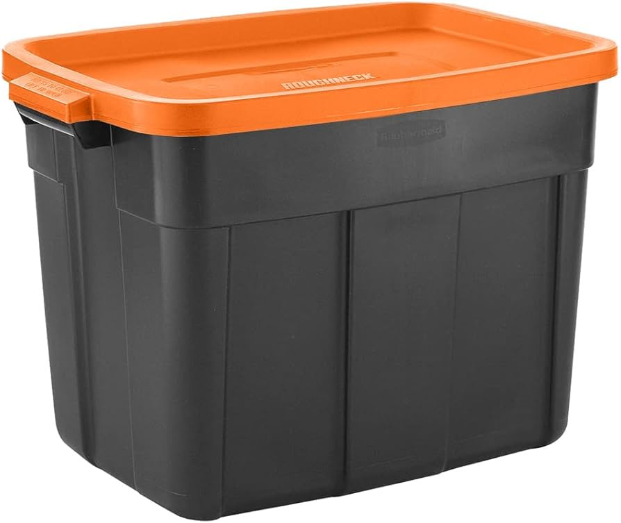 Rubbermaid Roughneck Storage Totes, 18 Gal, (Pack of 6), Perfect Organization Bins for Halloween ... | Amazon (US)